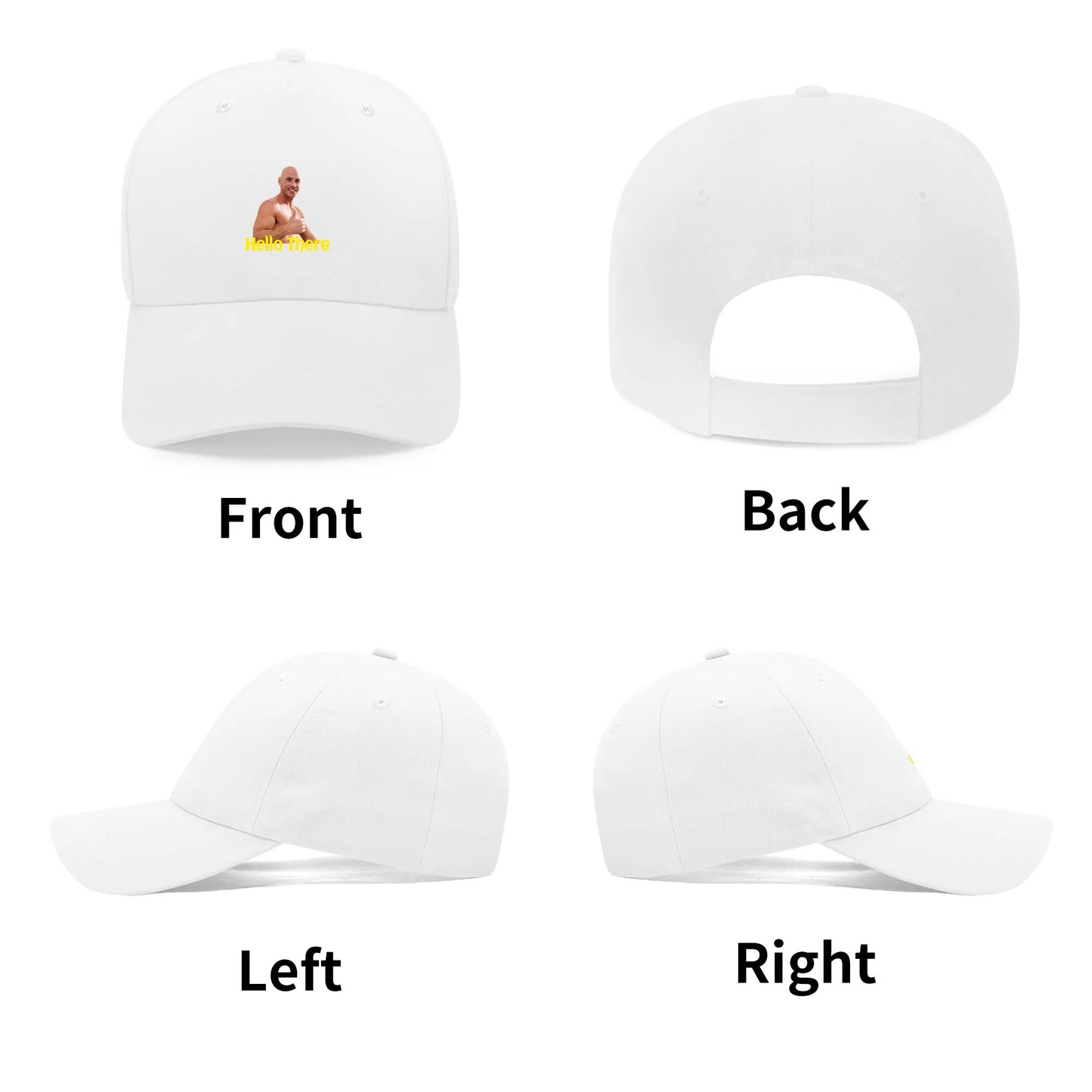 Baseball Hatt with bald one from.....