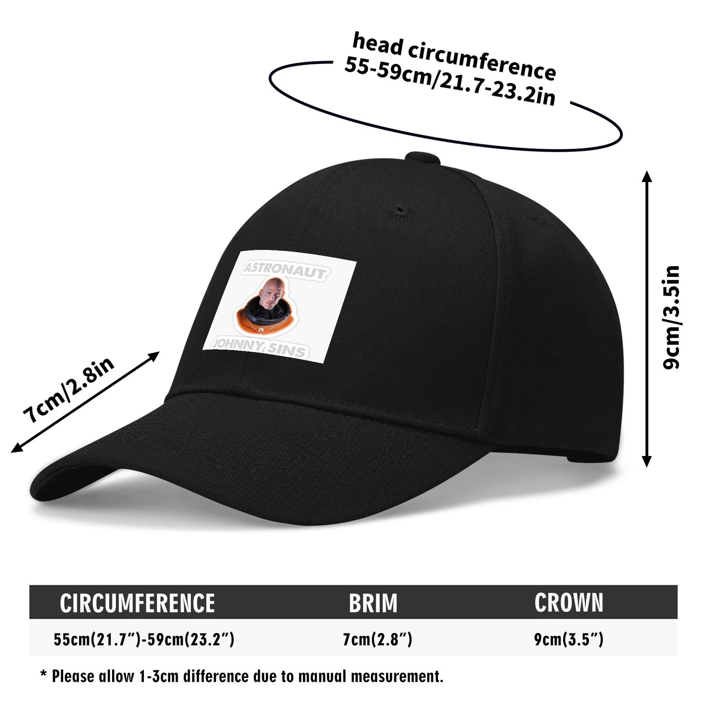 Baseball Cap THE BALD Austronaut