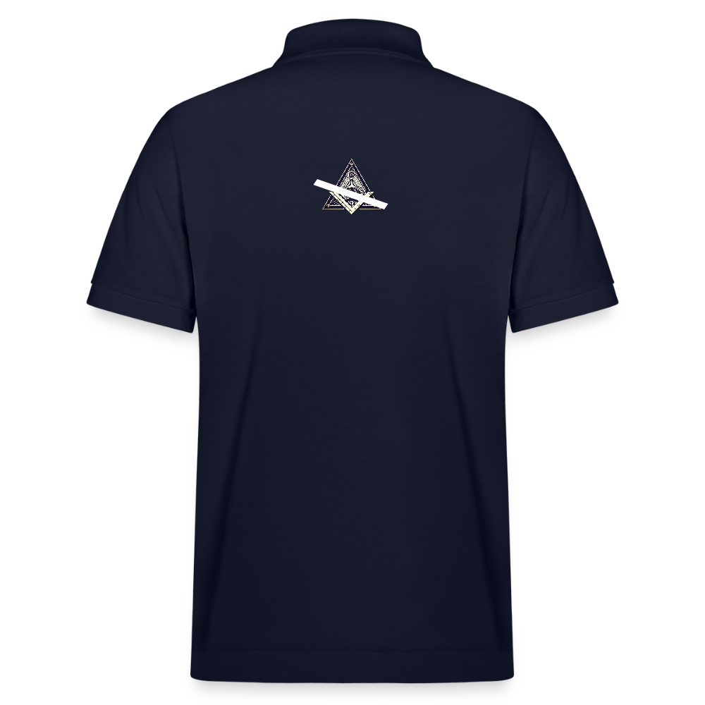 Unisex Organic Polo Shirt - navy