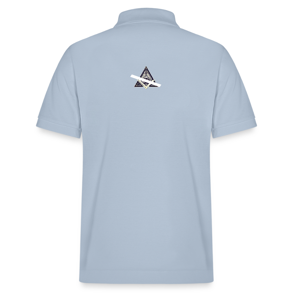 Unisex Organic Polo Shirt - sky blue