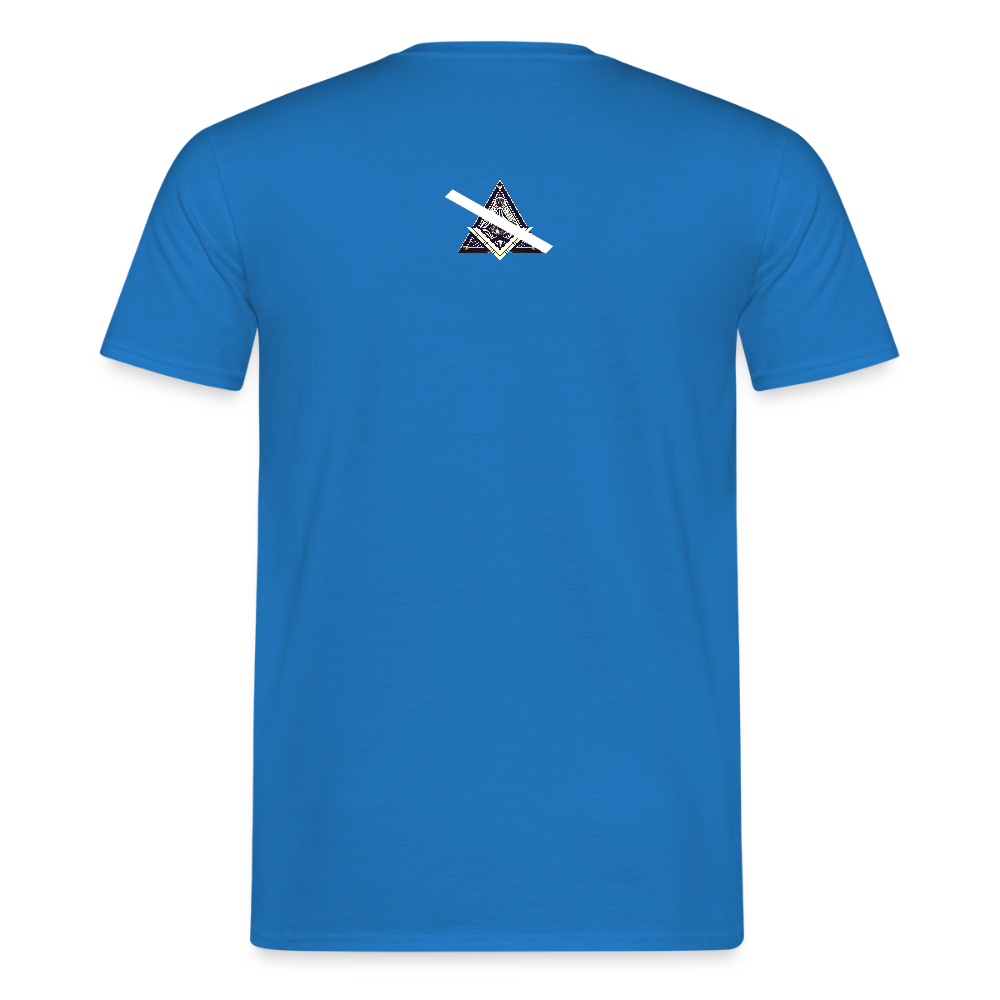 T shirt the right path - royal blue