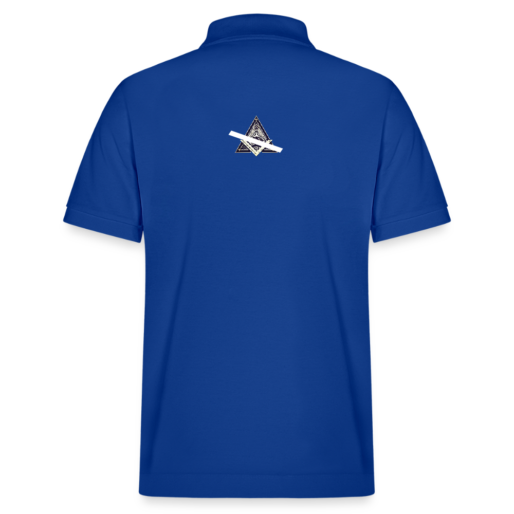 Unisex Organic Polo Shirt - majorelle blue