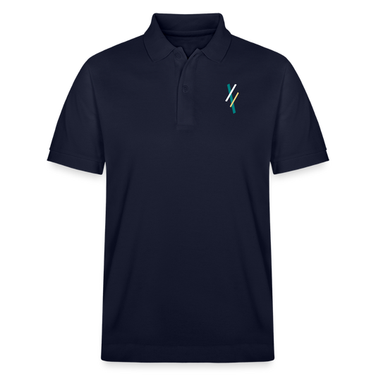 Unisex Organic Polo Shirt - navy