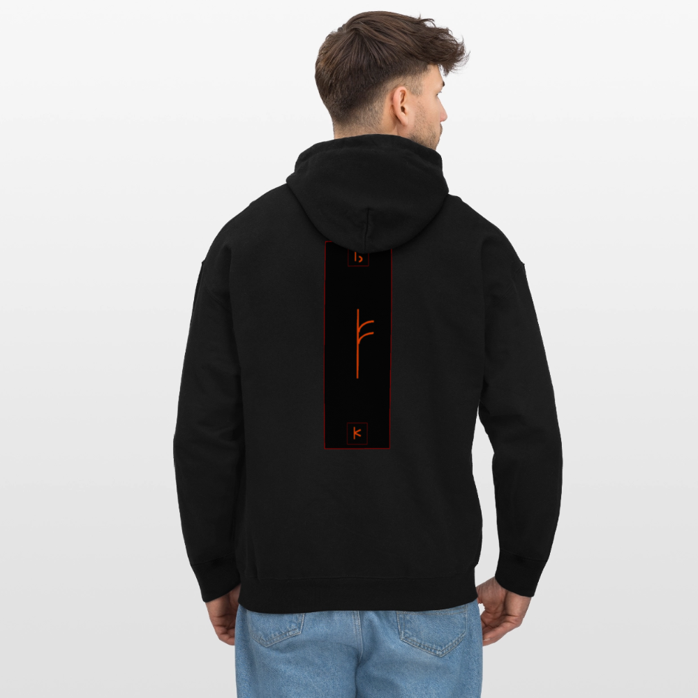 Unisex Zestyles®  Hoodie Runes - black