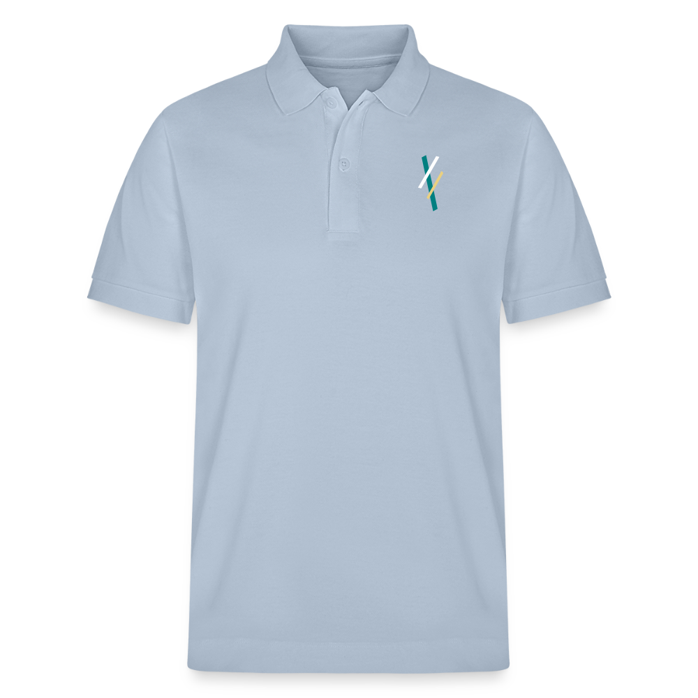 Unisex Organic Polo Shirt - sky blue