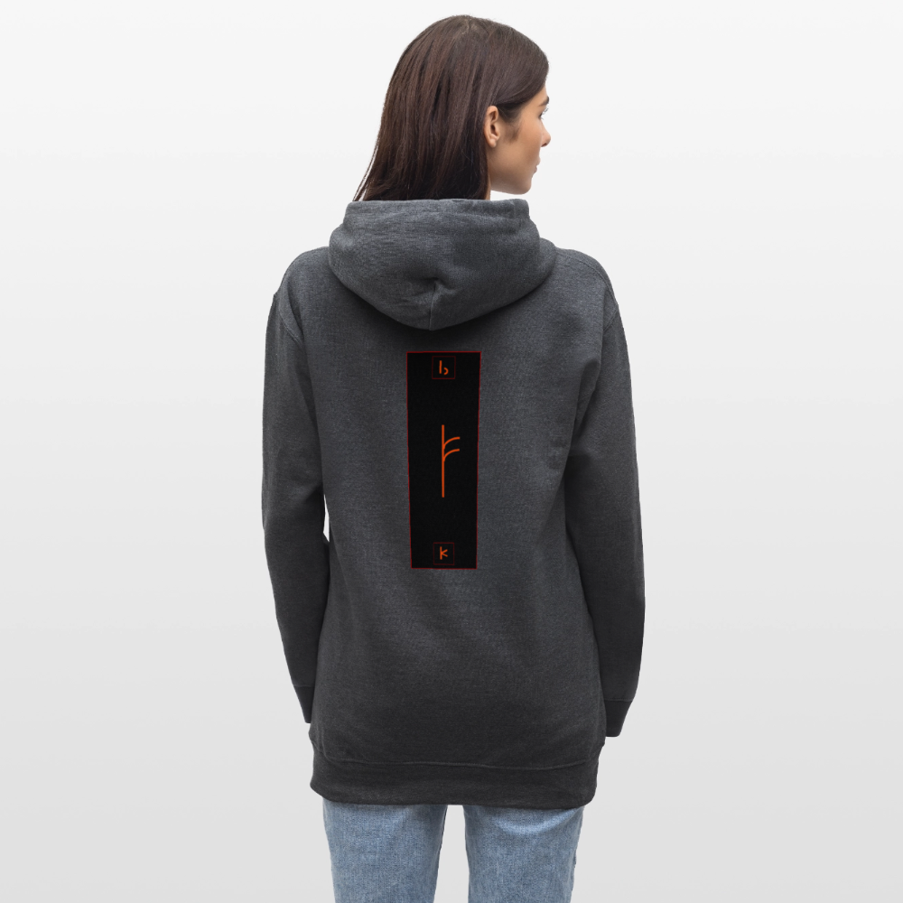 Unisex Zestyles®  Hoodie Runes - dark heather grey