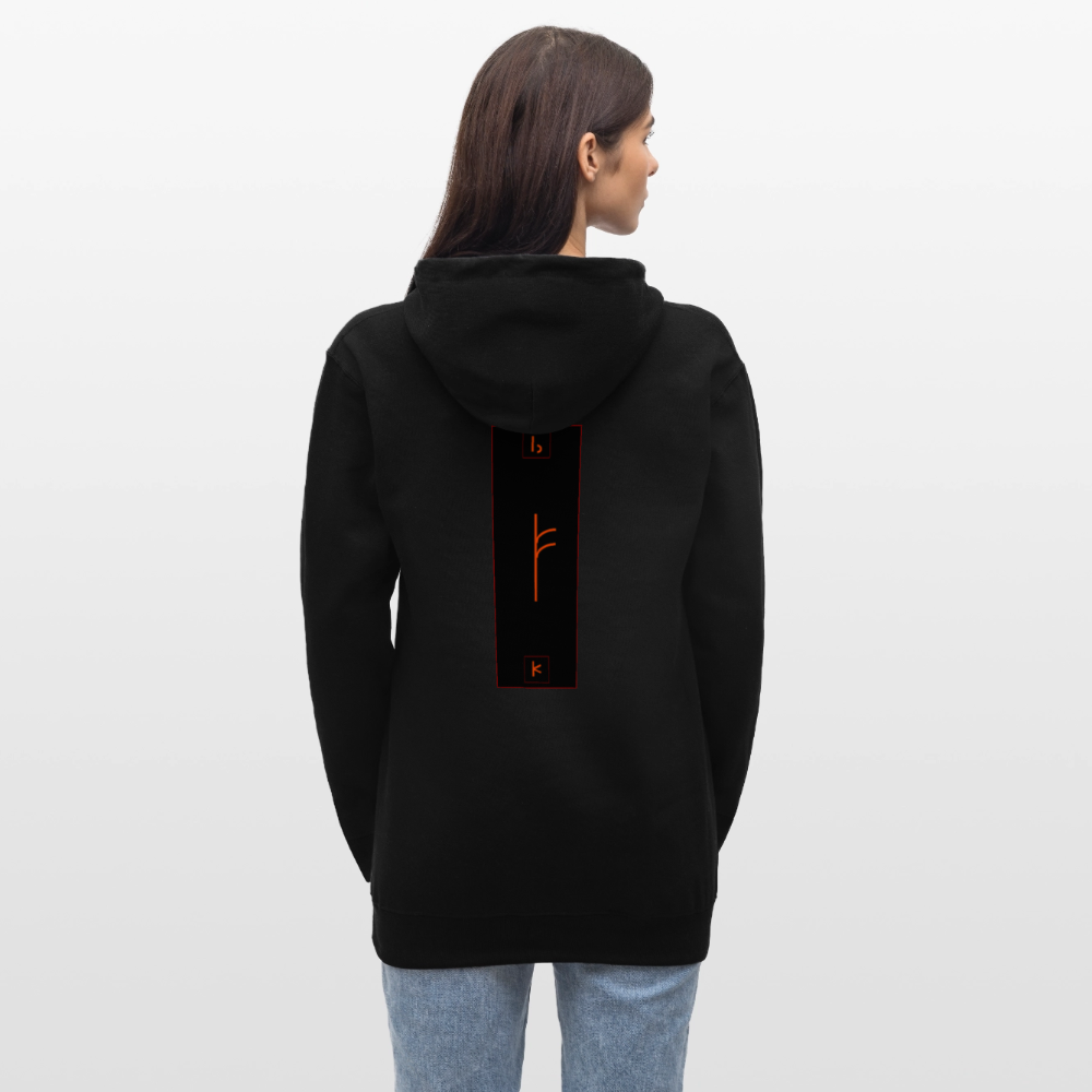 Unisex Zestyles®  Hoodie Runes - black